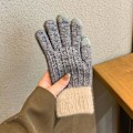 Miniatyrbild 4 av 5: Vinter Touchscreen Stretch Thermal Magic Handskar Varm Ull Stickad Tjock Fleece Style1