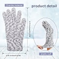Miniatyrbild 2 av 5: 4 par Kvinnor Vinter Touch Screen Handskar Varma texthandskar Chenille Knit Gloves