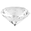 Miniatyrbillede 3 af 5: Syntetisk diamantsten Stor Rhinestone Klar Glas Kunstig Krystal Smykker Papirvægt