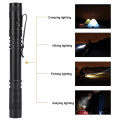 Miniatyrbild 3 av 4: 2st Ultra Small Mini LED Ficklampa Batteridriven Ficklampa 13cm