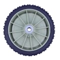 Miniatyrbillede 1 af 4: Plæneklipperhjul Høj Kvalitet Hjul For- og Baghjul til Effektiv Håndskub Plæneklipperdrift Diameter 19,5 cm