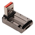 Pikkukuva 2 / 4: USB Uros C Naaras -adapteri 10 Gbps 120 W Pikalataus Suorakulmainen USB 3.1 - Type C -adapteri Lataukseen ja Tiedonsiirtoon