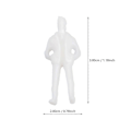 Miniatyrbild 2 av 2: 100 st Plastfigurer Mini Figurer Hantverk Prydnad Hushåll Statisk Modell