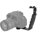 Miniatyrbillede 3 af 5: Kamera Mount, L-beslag Blitzbeslag Montering Video Grip L-beslag til Gimbal Stabilisator DSLR Kamera Videokamera Videolys Mikrofon, 1/4\" Universal T