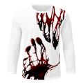 Miniatyrbild 4 av 5: Barnkläder för tonåringar Barn Pojkar Gratis frakt Halloween Mascot For Boy T-shirts Med Hösten 2023 Trend Långärmade T-shirts S14TX1969 150