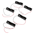 Miniatyrbillede 2 af 5: 5 stk. Batteriholder i plastik Opbevaringsboks til 1x 18650 Batteri med ledninger