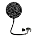 Miniatyrbillede 1 af 5: Højkvalitets Mikrofon Pop Filter Metal Pop Filter Skærm Vindskærm Pop Filter til USB Mikrofon