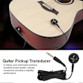 Miniatyrbild 1 av 5: Mini Piezo Pickup Kontaktmikrofon Transducer för Akustisk Gitarr Violin Ukulele