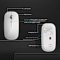 Miniatyrbillede 5 af 5: Mouse Jiggler Anti-Hibernate Auto-Move Cursor Virtuel Trådløs Bluetooth Mus Forhindrer Computerlås