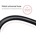 Miniatyrbilde 1 av 5: Hose Skrivebords Webkamera Stativ Justerbart Metall Skrivebord Tripod Streaming Støtte med Solid Monteringsbase
