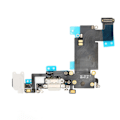 Miniatyrbillede 1 af 5: Opladningsportmodul USB-opladningsport Dock Connector Mikrofon Hovedtelefon Flex Kabelmodul til IPhone 6S Plus Hvid