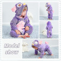 Miniatyrbild 2 av 5: Unisex baby Vinter Höst Flanell Huva Romper Cosplay Jumpsuit Hög kvalitet Owl 13 18 Months