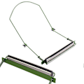 Miniatyrbillede 3 af 3: 10 Hullers Harmonika Holder Halsstativer Harmonika Stativ Harmonika Halsstativer Harpeholder
