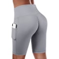 Miniatyrbild 3 av 3: Tflycq Kvinnor Basic Slip Bike Shorts Compression Workout Leggings Yoga Shorts Byxor