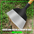 Miniatyrbilde 2 av 5: Hagespade Multifunksjonell Utendørs Hagerengjøringsspade Flat Stålspade Isspade Luking Planting Gårdslukeverktøy