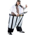 Miniatyrbild 2 av 4: Vuxen Pirat Uppblåsbar Dräkt Blow Up Fancy Dress Kostym Kostym Halloween Cosplay Party Jul Unisex Uppblåsbar Dräkt Fri storlek
