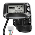 Miniatyrbillede 1 af 5: 24V 36V Justerbar Elektrisk Scooter Instrument Display Skærm Kontakt Accelerator kompatibel med 5,5 Tommer Scooter Dele (6 Ben)-B15