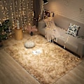 Miniatyrbild 3 av 5: Tflycq Mjuk Modern inomhus Shaggy 4x6,6 Matta För Sovrum Vardagsrum Sovsal Barnrum Hemdekorativt, halkfritt plysch Fluffy Furry Furry Area Mattor Comfy Nurs