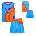 Miniatyrbild 2 av 3: Barns Space Jam 2 Ball Kostym James Tune Squad Style3 140cm