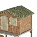 Miniatyrbild 3 av 3: Leksaksbondgård Byggsats Stall Ornament Leksaksbondgård för Barn Pojkar Barn ZJ116