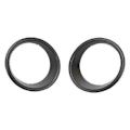 Miniatyrbillede 1 af 5: ABS Forlygte Trim Cover Rammer Sort Biltilbehør til Wrangler JK 2007-2017