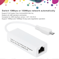 Miniatyrbilde 4 av 5: Nettverkskortadapter Micro USB til RJ45 Ethernet-port for Raspberry Pi Zero 1.3/W hovedkort