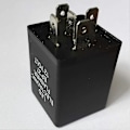 Miniatyrbillede 2 af 5: Justerbart 5-benet LED elektronisk blinkrelæ Blinklysrelæ til bil og motorcykel sort 1 stk. (WS)