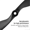 Miniatyrbild 3 av 5: 10 st/set 8060 Propellerblad Tillbehör för RC Flygplan Quadcopter Svart