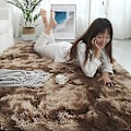 Miniatyrbild 4 av 5: Tflycq Mjuk Modern inomhus Shaggy 4x6,6 Matta För Sovrum Vardagsrum Sovsal Barnrum Hemdekorativt, halkfritt plysch Fluffy Furry Furry Area Mattor Comfy Nurs 2 * 4 Ft.