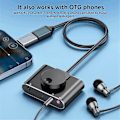 Miniatyrbilde 4 av 5: USB Eksternt Lydkort 3,5 mm Headset Mikrofon Port Driver-Fri Audio Konverter for Stasjonær og Bærbar PC