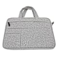 Miniatyrbilde 1 av 3: Laptopveske Vanntett Oxford-stoff Dobbel Glidelås Bærbar Laptop Beskyttende Erme Lys Grå Lys Grå 15 Tommer