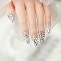 Miniatyrbild 4 av 5: Strass-stenar med platt baksida för nagelkonst, för akrylnaglar DIY-hantverk kvinnor smink nagelkonstdekorationer