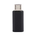 Miniatyrbild 2 av 3: TypeC Adapter Konverter Hona till Micro Hane Mobiltelefon Datalinje USB Laddning (Svart)
