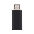 Pikkukuva 2 / 3: TypeC-sovitinmuunnin naaras Micro-uros matkapuhelimen datakaapeliin USB-lataus (musta)