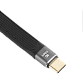 Miniatyrbild 3 av 3: Typ C till Typ C Kabel Hane 10Gbps Dataöverföring PD100W Snabbladdning FPC 4K 60Hz HD Projektionskabel