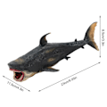Miniatyrbillede 5 af 5: Haj Model Simulation Marine Ocean Sea Life Legetøj Dyr Sjælden Model Figur Hul Megalodon