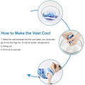 Miniatyrbild 3 av 5: Hund kylväst Sele, andas Cool Pet Cooler Väst, Pet Jacka Mesh Andas kyljacka för små medelstora hundar Utomhus promenader Vandring Blue S