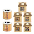 Miniatyrbilde 1 av 5: Reservedeler for Wd2.250 Wd2250 A2004 A2054 Mv2 robotstøvsuger - HEPA-støvsugerposer