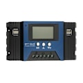 Miniatyrbillede 1 af 5: 100A MPPT Solcelle Opladningscontroller Dobbelt USB LCD Display 12V/24V Auto Solcellepanel Oplader Regulator med Belastning