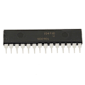 Miniatyrbild 1 av 5: DIP28 Mikrokontroller IC-krets Flashbaserad 8-bitars CMOS Stöder I2C SPI UART/USART