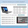 Miniatyrbild 4 av 5: 65W 19.5V 3.33A AC Adapter för HP Pavilion X360 11 13 15, Zbook 14u G4 G5 15u 15 G3, 15-f111dx 15-f211wm 15-f233wm 15-f278nr 15-r052nr 15-r132wm Ström