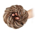 Miniatyrbillede 3 af 5: 1 STK. rodet hårknold, hårelastikker, extension, krøllet, bølget, rodet, syntetisk chignon til kvinder, opsat hår