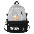 Miniatyrbild 5 av 5: Ghibli Totoro Pojkar Flickor Skolböcker Väskor för tonårsflickor Kawaii College Student Bokväska Ryggsäck Kvinnor Laptop Ryggsäck style 12