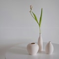 Miniatyrbilde 4 av 5: Nordisk Keramisk Vase, For Bord/Stue Dekorasjon, Vaser, Hvit, B