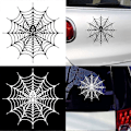 Pikkukuva 3 / 5: Autotarra Spider Web -tyyliin, auton korin ikkunatarra, heijastava tarra, koristeelliset lisävarusteet, valkoinen