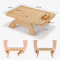 Miniatyrbillede 2 af 5: Sofa Clip-on Sidebord til Brede Sofaer Armlæn, Foldbart Sofabakke med 360° Roterende Telefonholder