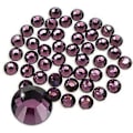 Miniatyrbild 1 av 3: Glue Fix Crystal FlatBack Rhinestones (ss20 576 st, Ametist)