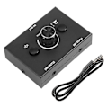 Miniatyrbillede 2 af 5: 3,5 mm Audio Switch, 2 Input 1 Output/1 Input 2 Output Audio Splitter Switch, Audio Switch Box