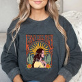 Miniatyrbild 3 av 5: 90-tals retro sweatshirt Streetwear Lana Del Rey Vintage Estetisk hoodie Music Tour Shirt Dam Höst Vinter Trendiga toppar Black XXL