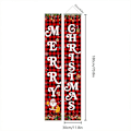 Miniatyrbild 5 av 5: Jul dörrdekoration 2024 jultomten jul dörr banner dekoration för hemhängande julprydnad nyårspresent H04